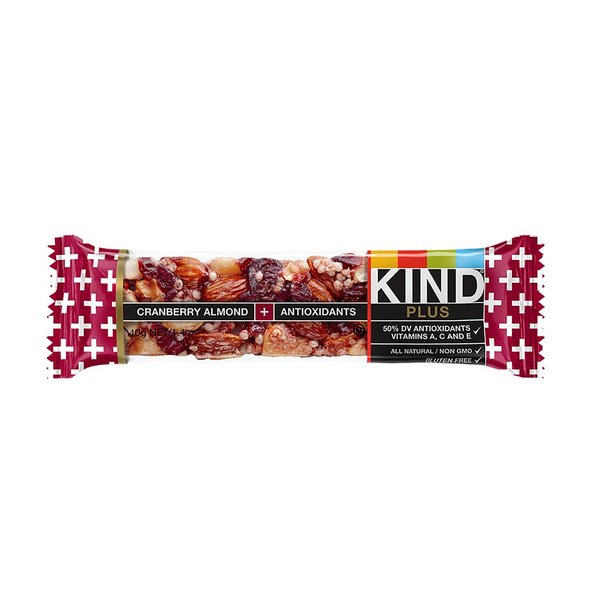 Kind Plus Cranberry Almond Granola Bar 1.4 oz Packet 673716